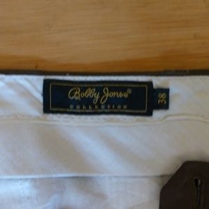 bobby jones dark brown slacks 38''w x 29''l cuffed